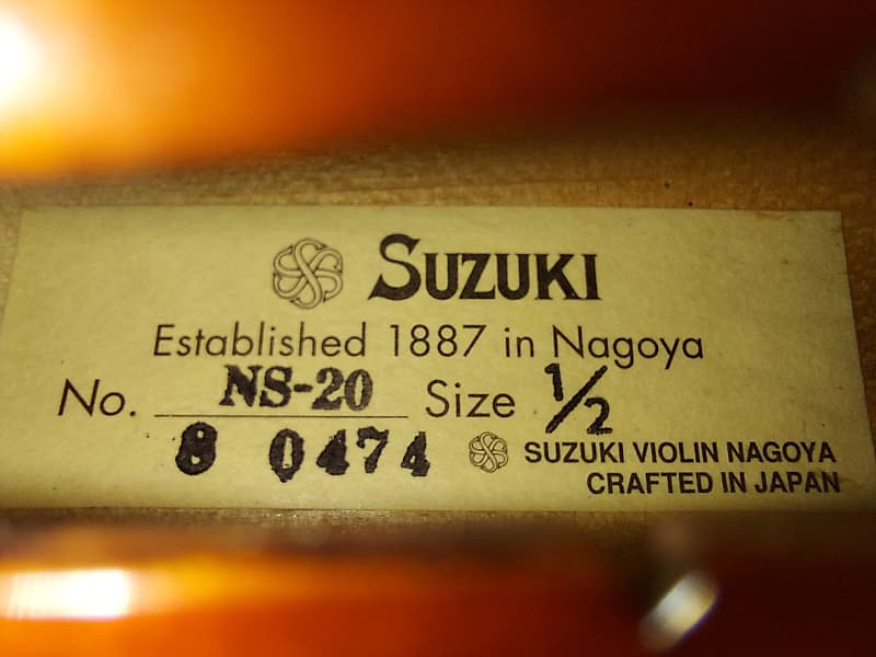 Suzuki NS-20 Size 1/2 violin, Japan, Vintage, with case/bow