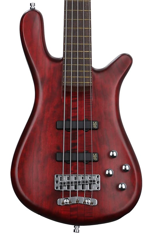 Warwick Pro Series 5 Streamer Stage I Electric Bass Guitar - Burgundy Red image 1
