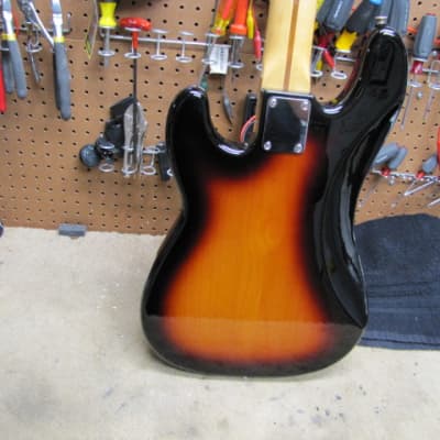 Fender Precision - Fretless Conversion 1975 Sunburst image 4
