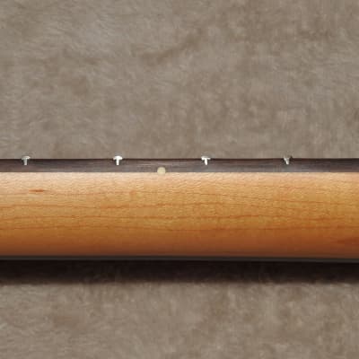WD Music SRV21 Licensed Fender Rosewood on Maple Stratocaster Neck 21 Medium Jumbo Frets NOS #5 image 13