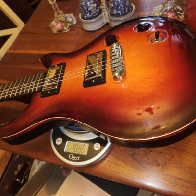 Custom Guitar mahogany body & neck arched maple top PRS SE tuners Custom 22 2024 - Sunburst for sale