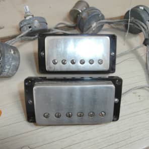 Vintage 1957 Gibson Matched Pair PAF Pickup Wiring Harness! Centralab Pots, Switch and Tip, Covers! image 11