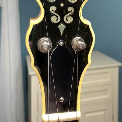 1990 Deering Calico 5-String Banjo - Blonde image 4