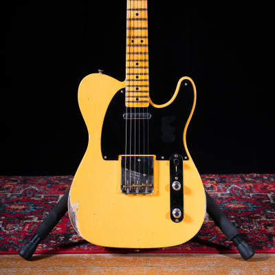 Fender Custom Shop '52 Telecaster Relic 2023 - Aged Nocaster Blonde image 2