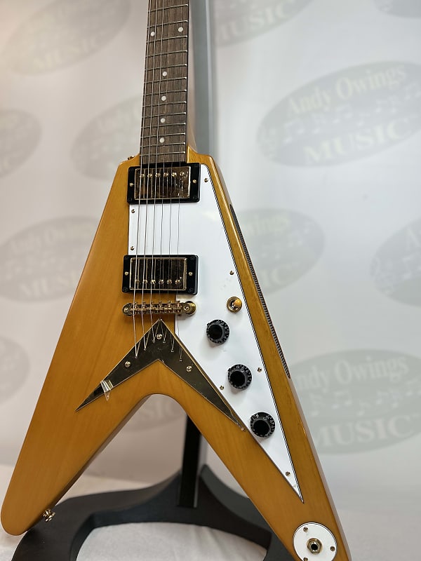Epiphone Limited Edition '58 Korina Flying V Reissue | Reverb