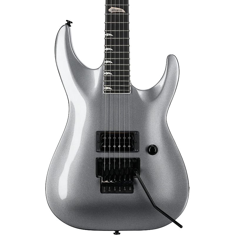 Kramer SM-1H Floyd Rose Electric Guitar, Tronius Silver image 1