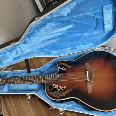 Ovation 1868 Elite Acoustic Electric 12 String SN 490579 + OHSC for sale