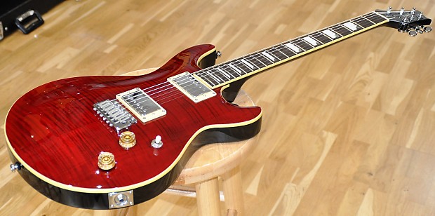 Cort M600T M Series Black Cherry Flame Maple Top M600 w