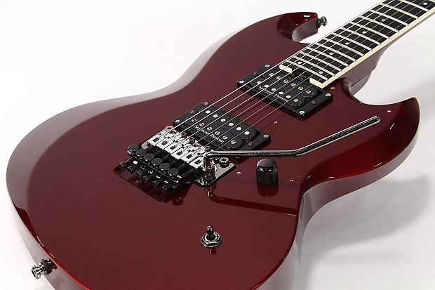 ESP Viper VP-L-FR Dark Candy Apple Red | Reverb