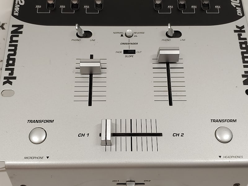 Numark DM1002MKII black/silver stereo 2 channel DJ | Reverb