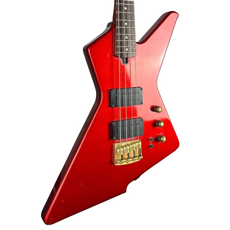 IBANEZ destroyer Ⅱ デストロイヤー2 1984年 Ibanez Destroyer II Bass 1984 - Metallic Red | Reverb Canada