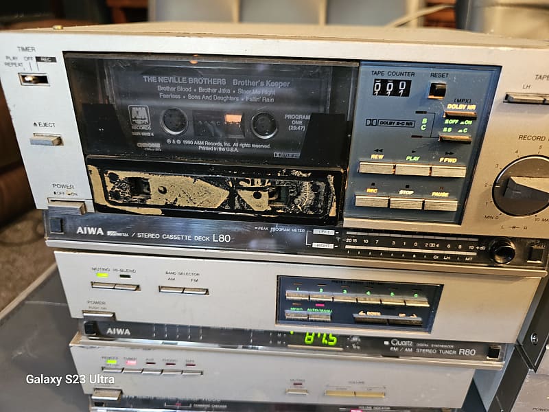 Aiwa vintage mini stereo P80 | Reverb