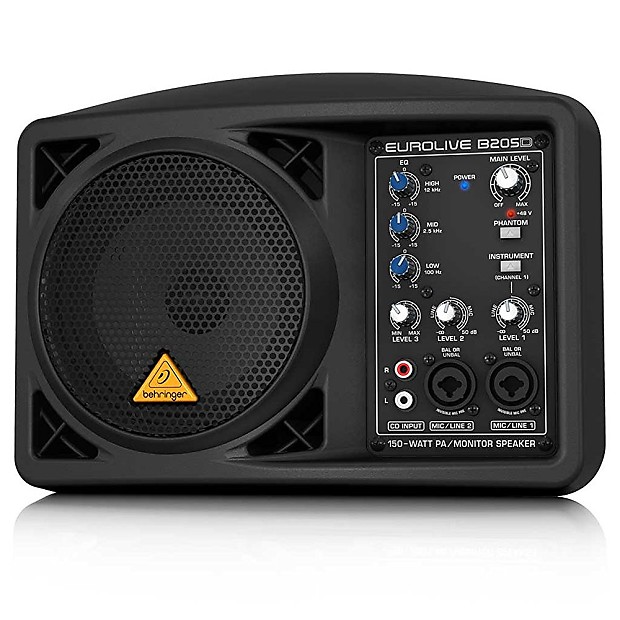 Behringer Eurolive B205D 150-Watt Active PA / Monitor Speaker image 1