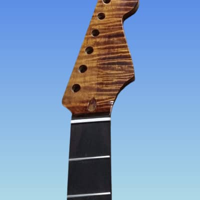 Warmoth Mustang Neck - Roasted Maple with Black Ebony