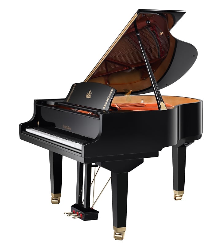 W162BK Acoustic grand piano, black Wendl&Lung image 1