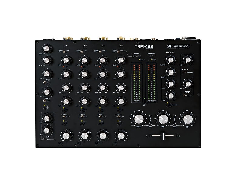 Omnitronic TRM-422 4-Channel Rotary Mixer | Reverb