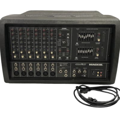 NICE Mackie 408S FR Series Powered Mixer 500 Watt Stereo WorldShip! | Reverb