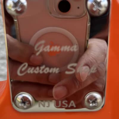 GAMMA Custom Electric Guitar TG24-03, 6-String Delta Star Model, Kona Orange image 6