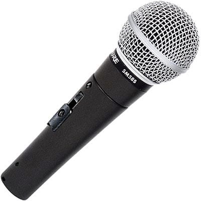 Shure SM58S Cardioid Dynamic Vocal Microphone with On-Off Switch image 1