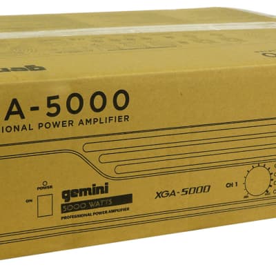 Gemini XGA-5000 5000 Watt Professional DJ/PA Live Sound Power Amplifier XGA5000 image 9
