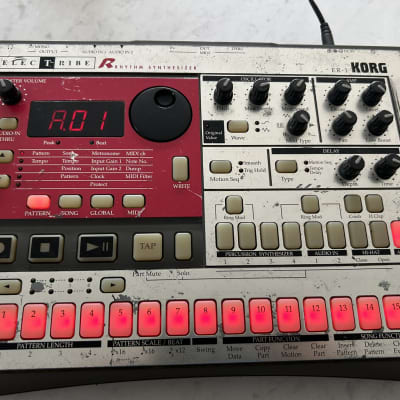 Korg Electribe-R ER-1 Rhythm Synthesizer 2000s - Silver