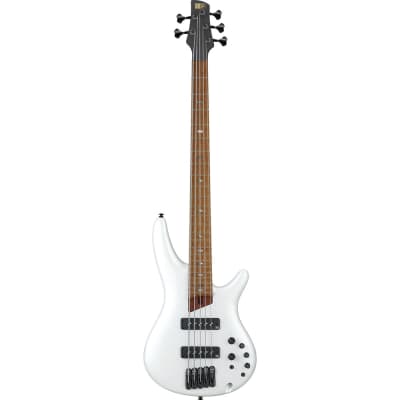 Ibanez SR1105B-PWM Soundgear Premium 5-String Bass Pearl White Matte 2020
