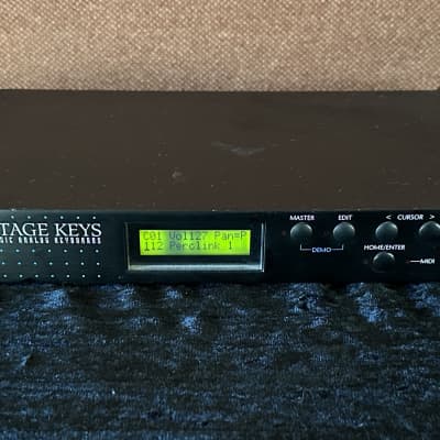 E-MU Systems Vintage Keys Rackmount 32-Voice Sampler Module 1993 - Black