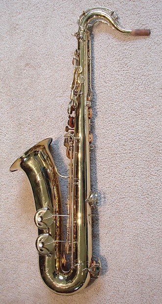 Rare Vintage Noblet Paris Standard Tenor Saxophone Sax Refurbished Very Nice 51