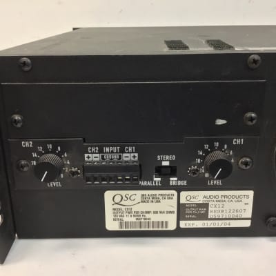 QSC CX12 Power Amplifier image 4