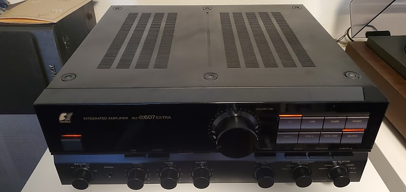 Vintage Integrated Amplifier Sansui AU-α607 EXTRA | Reverb