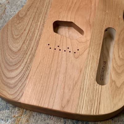 All-Natural Series: Alder & Catalpa Tele (Woodtech, USA) Finished in Natural Linseed Oil & Beeswax image 2