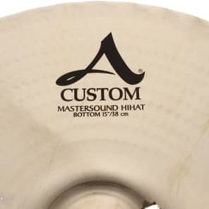 Zildjian 15 inch A Custom Mastersound Hi-hat Cymbals image 5