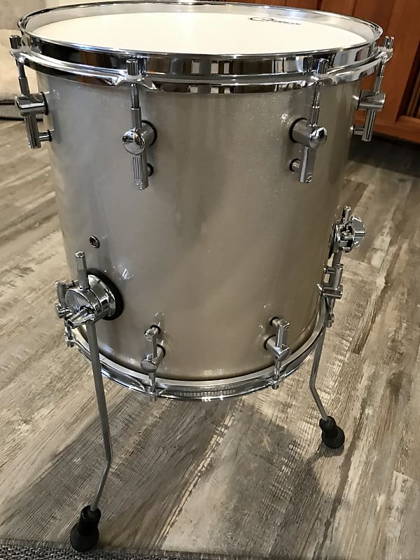 Sonor Delite 14x14" Floor Tom 2000's Champagne Sparkle High Reverb