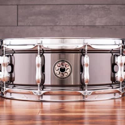 WorldMax - BKH-5014SH - Black Dawg 14 x 5 Snare Drum - Hammered