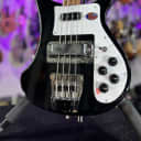 NEW 2022 Rickenbacker 4003S Jetglo (Black) 4-String Bass 4003SJG w/Case 716