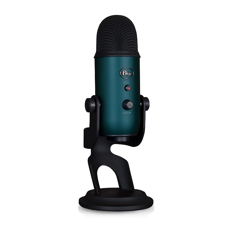 Blue Yeti Nano USB Mic (Vivid Blue) with Knox Gear Boom Arm & Pop