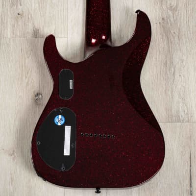 ESP LTD SC-608 Stephen Carpenter Baritone 8-String Guitar, Red Sparkle image 7