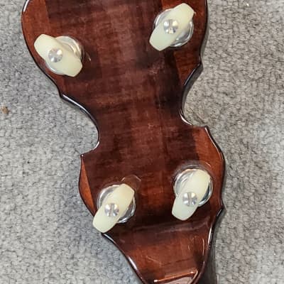 Deering Eagle II 5 string banjo 2016-ish - stained natural wood image 6