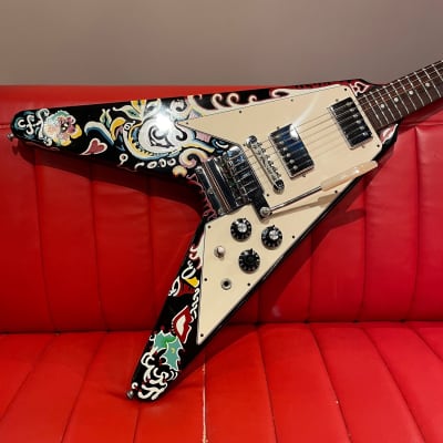 Gibson Custom Shop Inspired by Series Jimi Hendrix Psychedelic Flying V -2006- [SN JIMI 259] (02/19) for sale