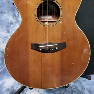 1999 Yamaha Compass Series CPX8M Cedar Top Acoustic Electric Guitar Pro Setup New Strings Original Hard Shell Case image 2