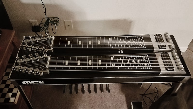 MCI D-10 Pedal Steel Double 10 String 8 Pedals 5 Knee Levers  Made in Waco Texas image 1