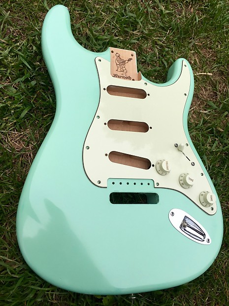 Fender Warmoth Stratocaster Loaded Surf Green Body