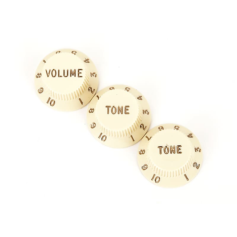 Fender Stratocaster Control Knobs Set of 3 Reverb Canada