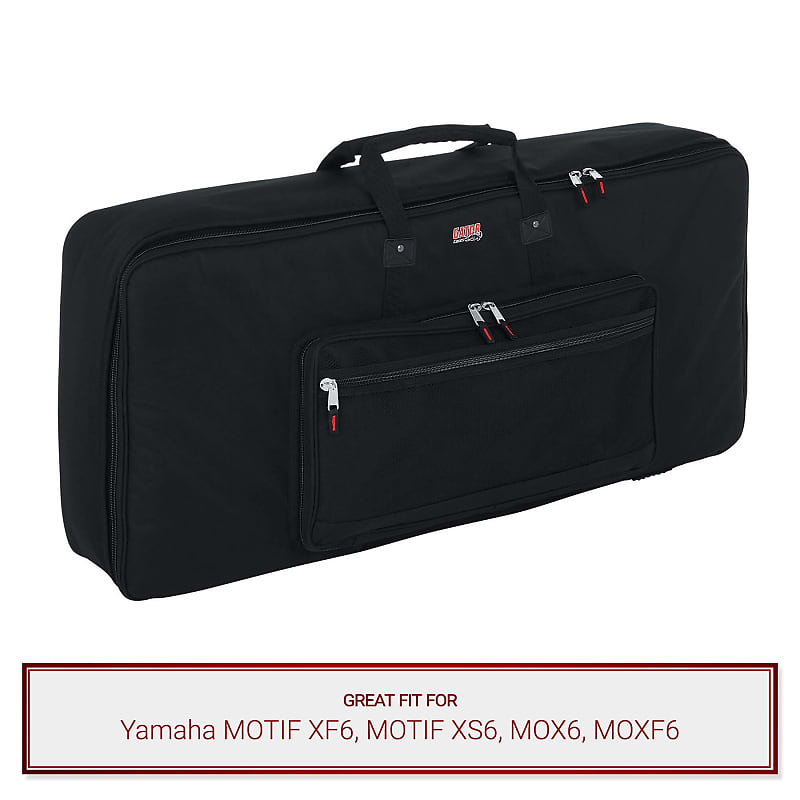 Gator Cases Keyboard Gig Bag fits Yamaha MOTIF XF6, MOTIF XS6, MOX6, MOXF6 image 1