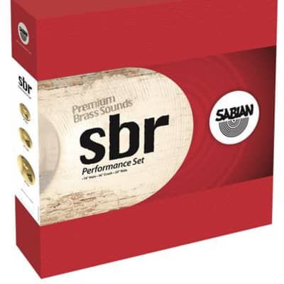 Sabian SBR5004BR2 SBR Bright 3 Pack w/ 14'' Hats, 16'' Crash, and