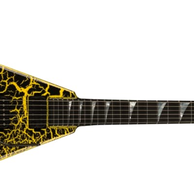 Jackson USA Custom Shop Limited Edition Randy Rhoads  Black With Yellow Crackle (Pre-Order) image 6