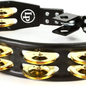 Latin Percussion Cyclops Mountable Tambourine - Black with Brass Jingles image 3