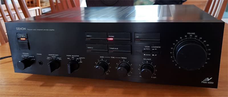 Denon PMA-500V Integrated Amplifier Like New! 80 wpc MM/MC Phono Stage