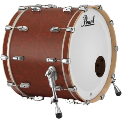 Pearl Music City Custom 20"x14" Reference Series Gong Drum BLUE SATIN MOIRE RF2014G/C721 image 2