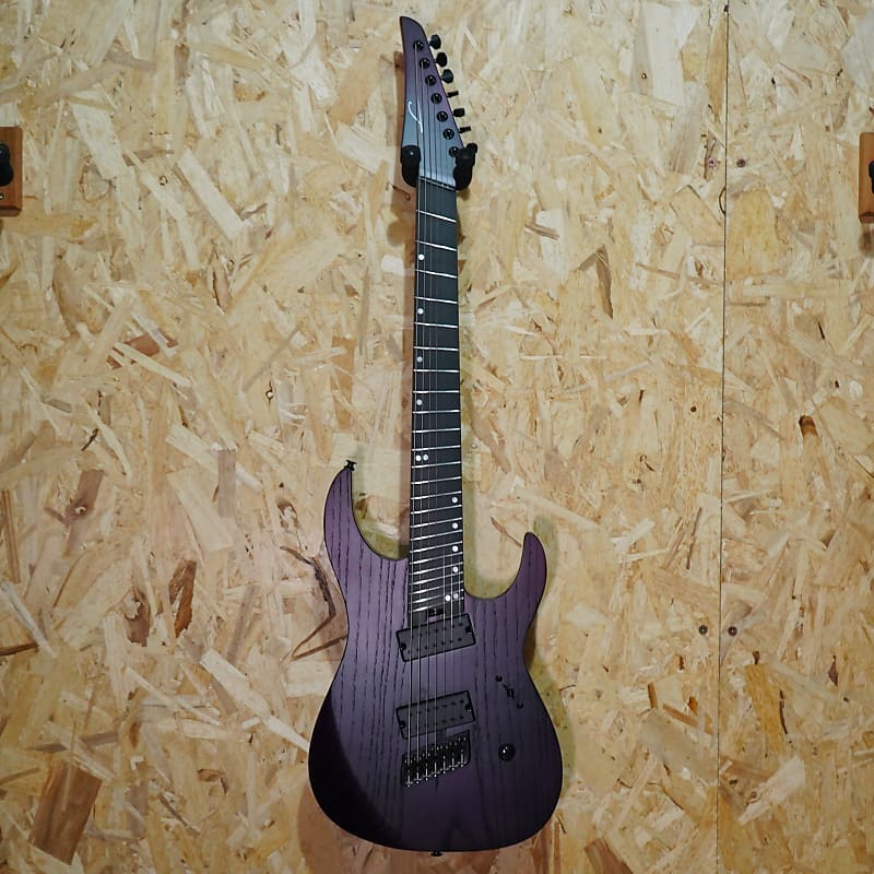 ギター Legator Ninja N7FP - IF Iris Fade Legator N7FP Ninja Performance 7-String Electric Guitar Iris